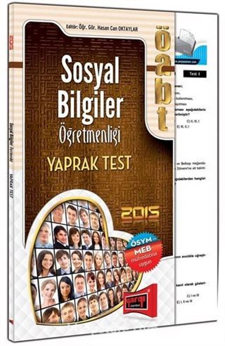 2015 ÖABT Sosyal Bilgiler Öğretmenliği Yaprak Test