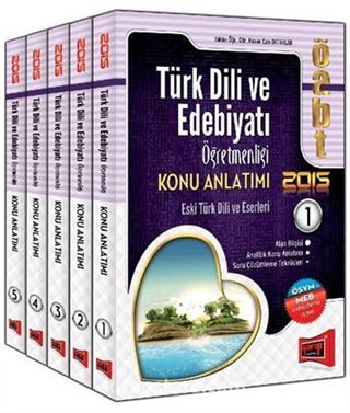 2015 ÖABT Türk Dili ve Edebiyatı Öğretmenliği Konu Anlatımlı Modüler Set (5 Kitap)