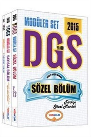 2015 DGS Modüler Set (3 Kitap)