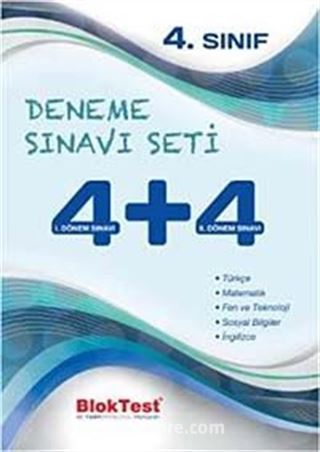 4. Sınıf Deneme Sınavı Seti 4+4