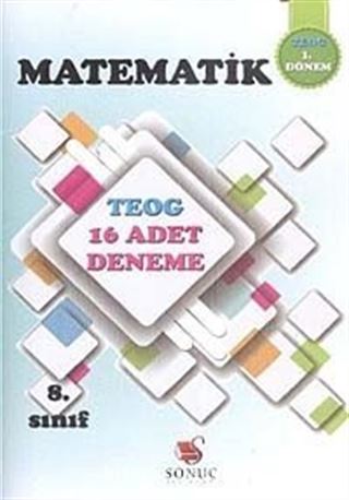 8. Sınıf Matematik 1. Dönem TEOG 16 Deneme