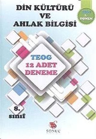 8. Sınıf Din Kültürü ve Ahlak Bilgisi 1. Dönem TEOG 16 Deneme