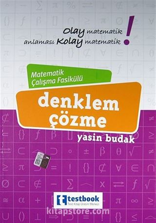 Matematik Çalışma Fasikülü Denklem Çözme