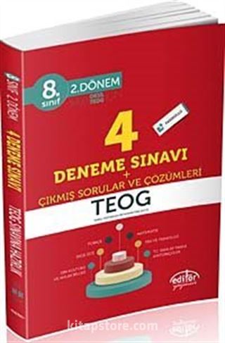 8. Sınıf 2. Dönem TEOG 4 Deneme Sınavı+ Çıkmış Sorular ve Çözümleri