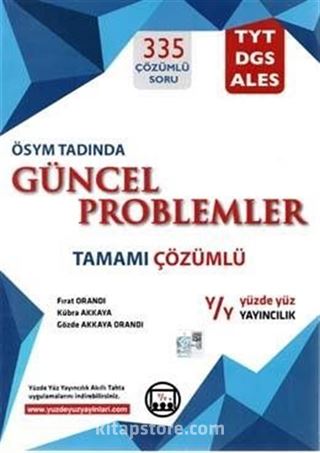 ÖSYM Tadında Tamamı Çözümlü Güncel Problemler