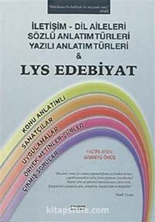 LYS Edebiyat İletişim - Dil Aileleri - Sözlü Anlatım Türleri - Yazılı Anatım Türleri