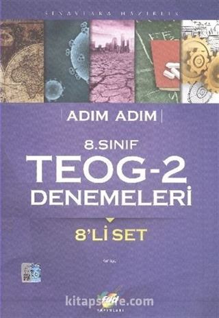 Adım Adım 8. Sınıf Teog -2 Denemeleri (8'li Set)