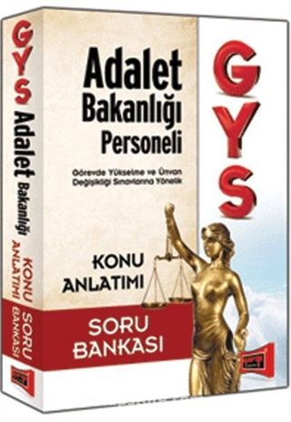 2015 GYS Adalet Bakanlığı Personeli Konu Anlatımı - Soru Bankası