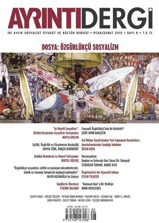 Ayrıntı İki Aylık Sosyalist Siyaset ve Kültür Dergisi Sayı:8 Ocak-Şubat 2015