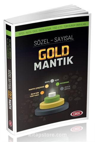 2015 KPSS-ALES-DGS-Bankacılık-YGS-LYS Tüm Kurum Sınavları İçin Sözel - Sayısal Mantık / Gold Serisi