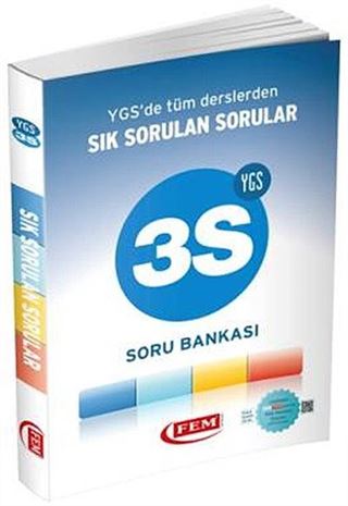 YGS'de Tüm Derslerden Sık Sorulan Sorular YGS 3S Soru Bankası