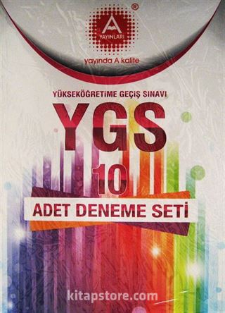 2015 YGS 10 Adet Deneme Seti