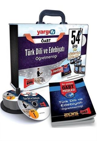 2015 ÖABT Türk Dili ve Edebiyatı Öğretmenliği Görüntülü Eğitim Seti (54 DVD Güncel)