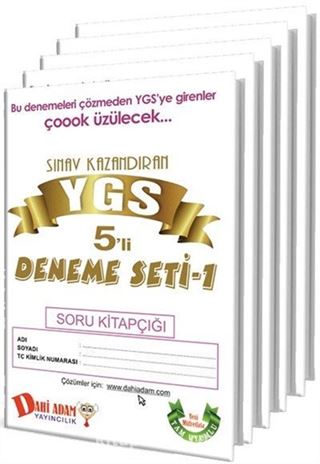 2015 YGS Sınav Kazandıran 5'li Deneme Seti -1