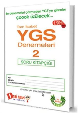 2015 YGS Tam İsabet Denemeleri 2 Soru Kitapçığı