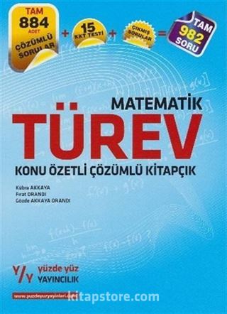 LYS Matematik Türev Konu Özetli Çözümlü Kitapçık