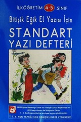 İlköğretim 4-5. Sınıf Bitişik El Yazısı İçin Standart Yazı Defteri