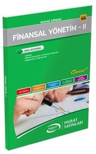 Bahar Dönemi Finansal Yönetim II Ana Kaynak