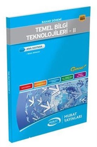 Bahar Dönemi Temel Bilgi Teknolojileri II Ana Kaynak