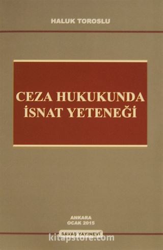 Ceza Hukukunda İsnat Yeteneği