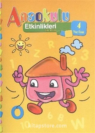 Anaokulu Etkinlikleri Sarı Kitap (4 Yaş)