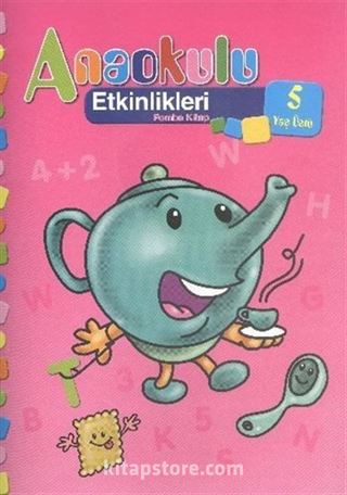 Anaokulu Etkinlikleri Pembe Kitap (5 Yaş)