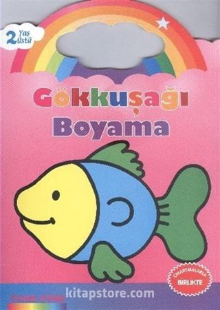 Gökkuşağı Boyama Pembe Kitap