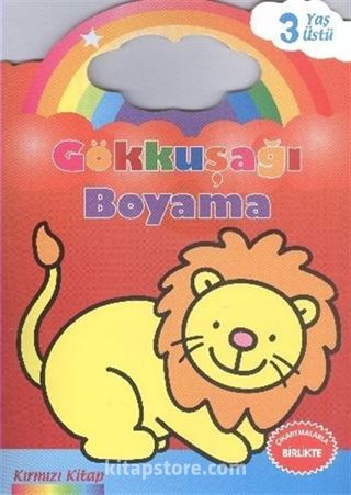 Gökkuşağı Boyama Kırmızı Kitap