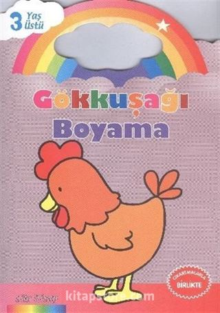 Gökkuşağı Boyama Lila Kitap