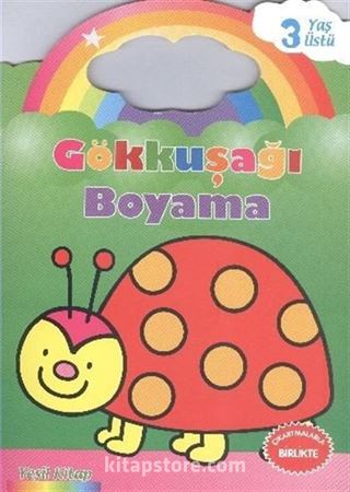 Gökkuşağı Boyama Yeşil Kitap