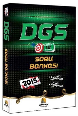 2015 DGS Soru Bankası Sayısal Yetenek-Sözel Yetenek