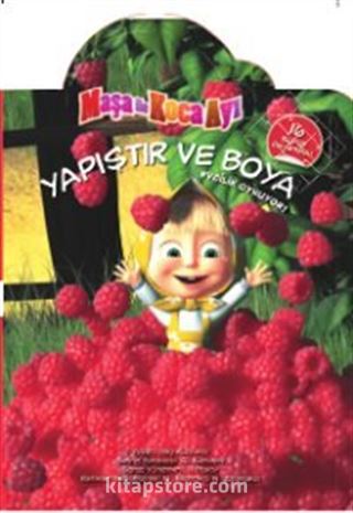 Maşa ile Koca Ayı / Yapıştır Boya - Evcilik Oynuyor