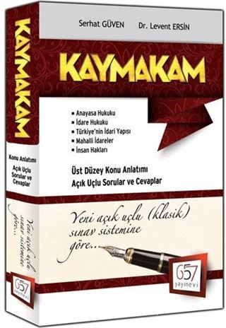 2015 Kaymakam Konu Anlatımlı Hazırlık Kitabı