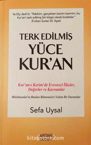 Terk Edilmiş Yüce Kur'an