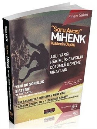 2015 Soru Avcısı Mihenk Adli Yargı Hakimlik - Savcılık Çözümlü Deneme Sınavları