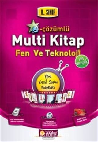 8. Sınıf E Çözümlü Multi Kitap Fen Bilimleri