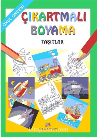 Çıkartmalı Boyama Taşıtlar - Okul Öncesi