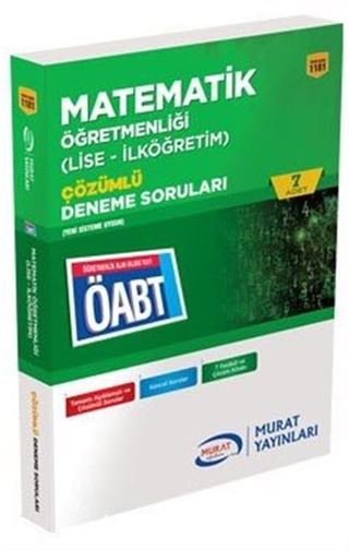 ÖABT Matematik Öğretmenliği (Lise-İlköğretim) Çözümlü Deneme Soruları (7 Adet)