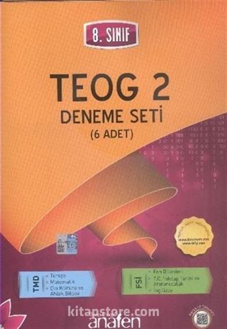 8. Sınıf TEOG 2 Deneme Seti (6 Adet)