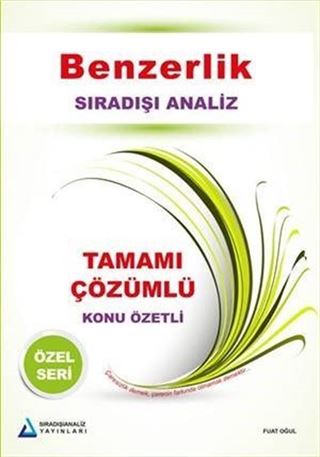 Benzerlik Tamamı Çözümlü Konu Özetli Özel Seri