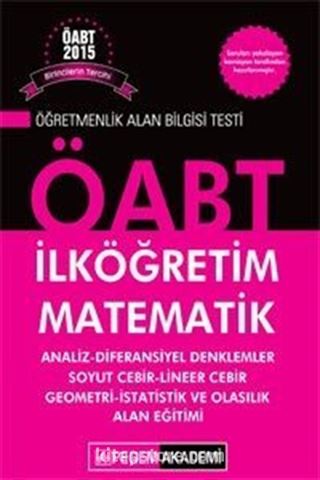 2015 KPSS ÖABT İlköğretim Matematik Konu Anlatımlı Modüler Set