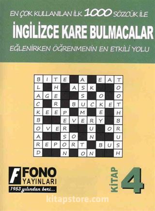 İngilizce Kare Bulmacalar 4