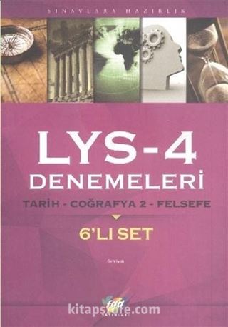 LYS Denemeleri 4 Tarih-Coğrafya 2-Felsefe 6'lı Set