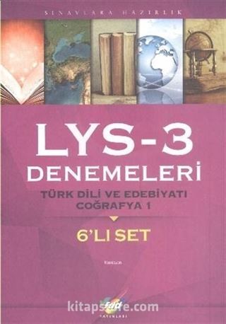 LYS Denemeleri 3 Türk Dili ve Edebiyatı - Coğrafya 1 (6'lı Set)