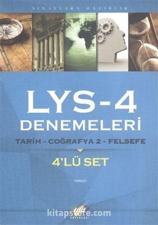 LYS Denemeleri 4 Tarih-Coğrafya 2-Felsefe (4'lü Set)