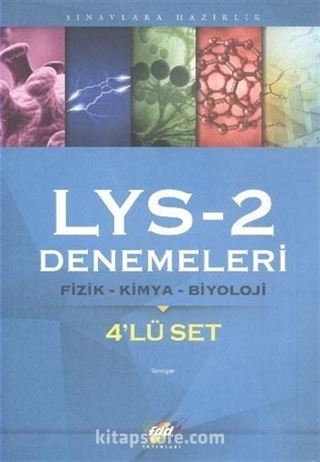 LYS Denemeleri 2 Fizik-Kimya-Biyoloji (4'lü Set)