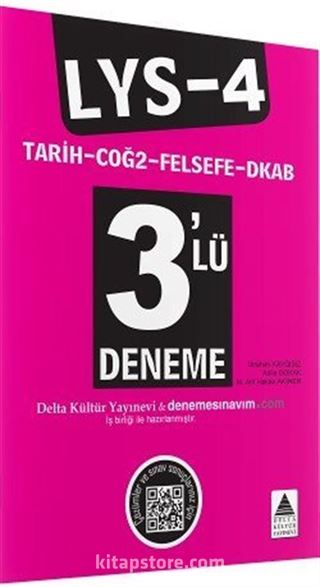 LYS-4 Tarih-Coğrafya-2-Felsefe Grubu-Din Kültürü ve Ahlak Bilgisi 3'lü Deneme