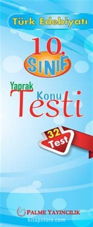 10.Sınıf Türk Edebiyatı Yaprak Konu Testi (32 Test)