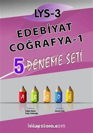 LYS-3 Edebiyat-Coğrafya(1) 5 Deneme Seti