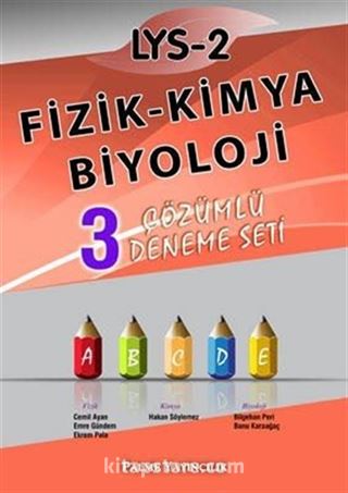 LYS-2 Fizik-Kimya-Biyoloji 3 Çözümlü Deneme Seti